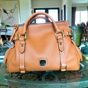 Beautiful Caramel Dooney Pebble Satchel
